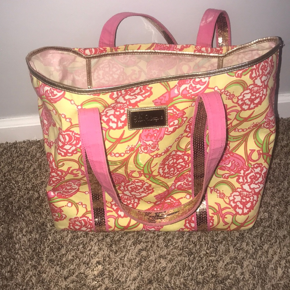 Lilly Pulitzer beach bag